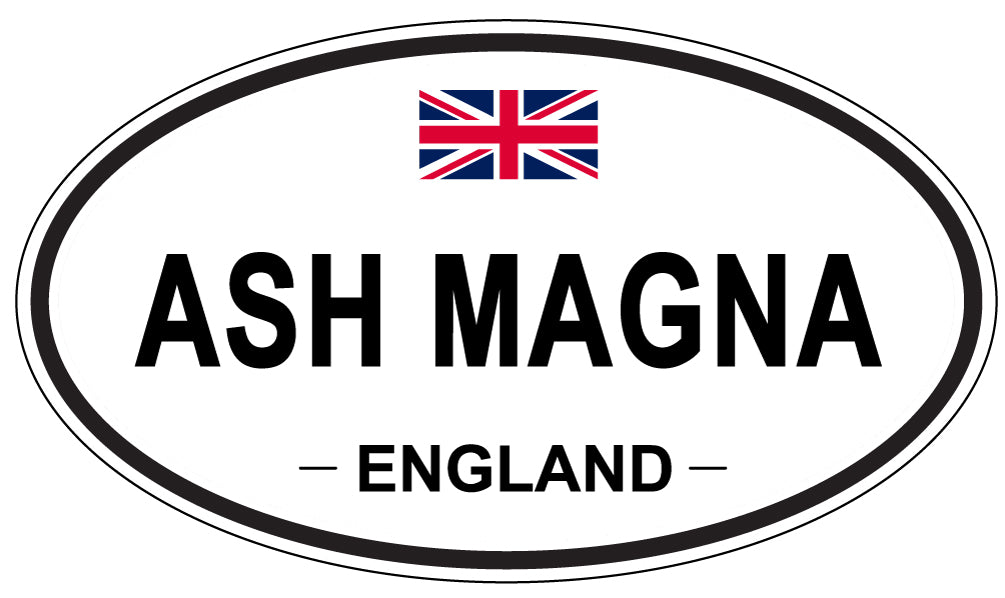 ASH MAGNA - Oval Sticker