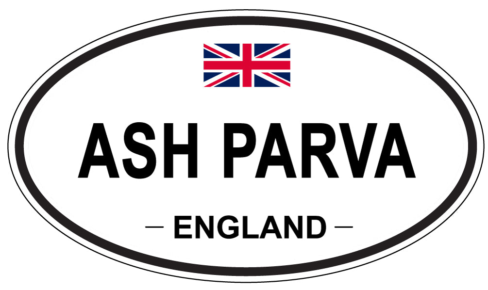 ASH PARVA - Oval Sticker