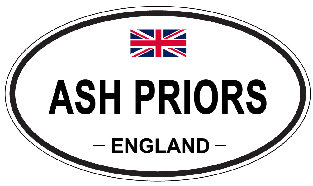 ASH PRIORS - Oval Sticker