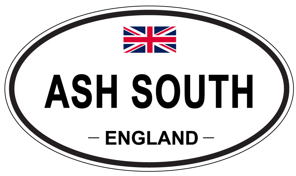 ASH SOUTH - Oval Sticker