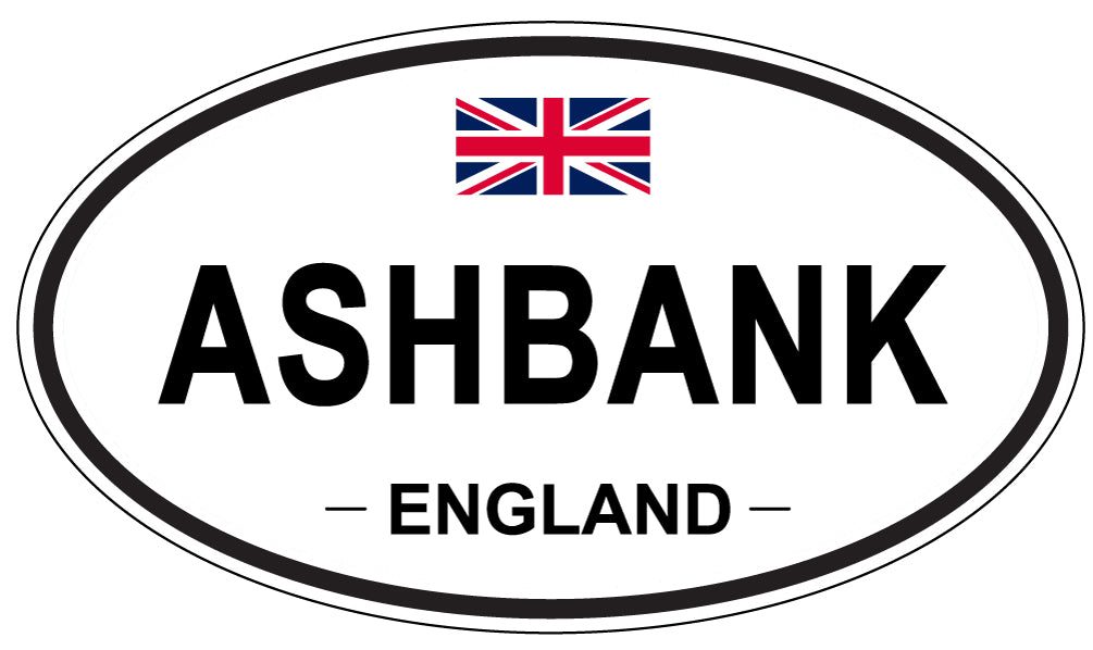 ASHBANK - Oval Sticker