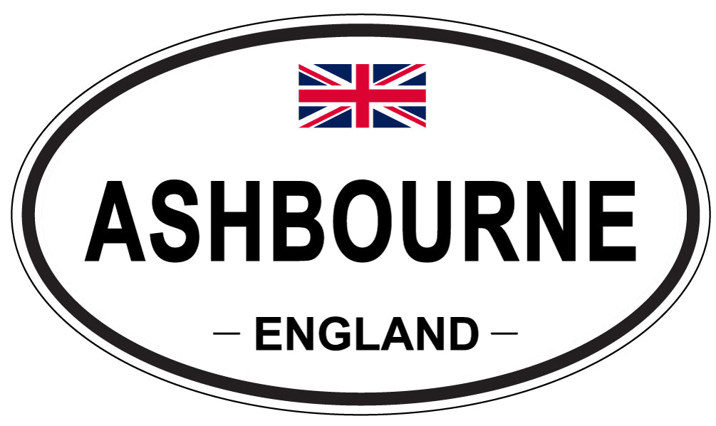 ASHBOURNE, England - Oval Magnet