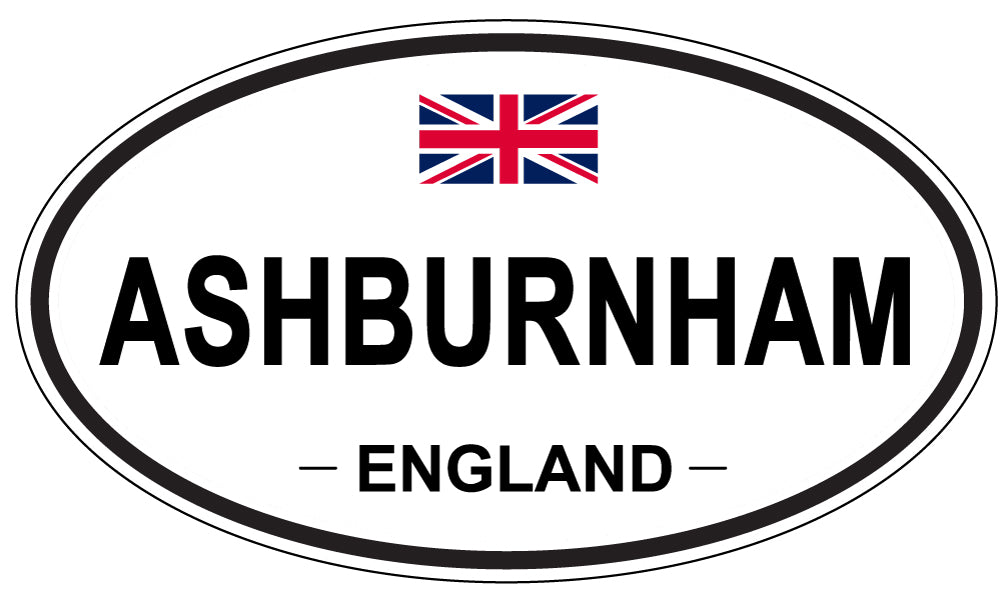 ASHBURNHAM - Oval Sticker