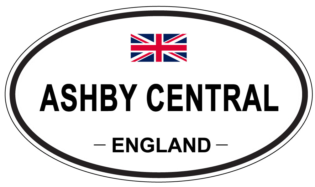 ASHBY CENTRAL - Oval Sticker