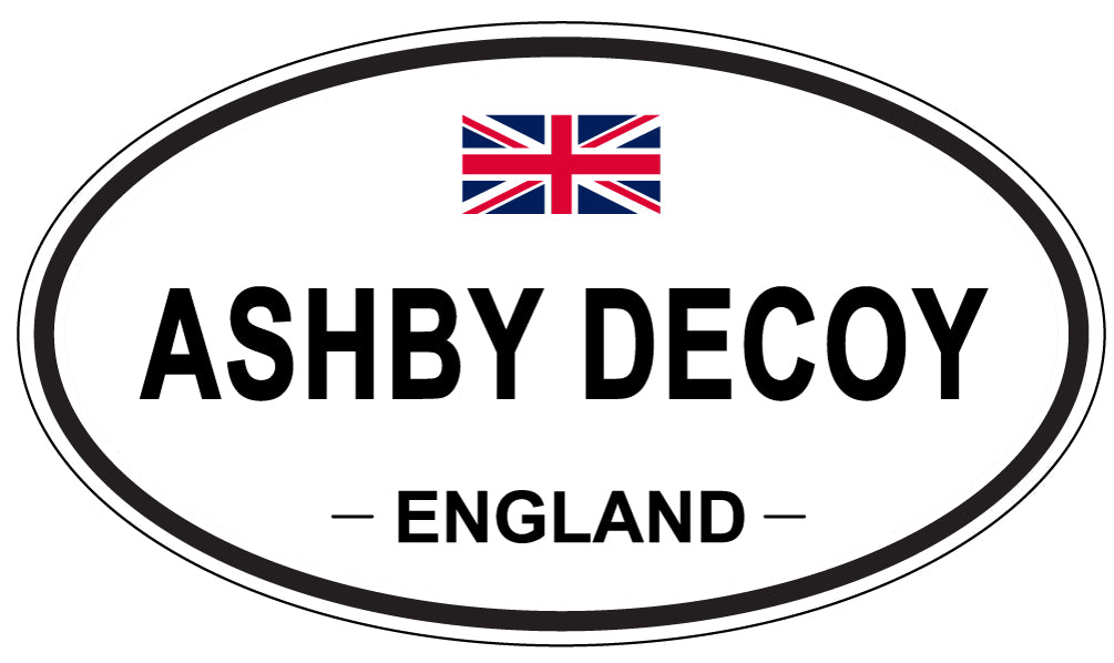 ASHBY DECOY - Oval Sticker