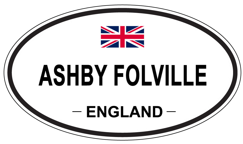 ASHBY FOLVILLE - Oval Sticker