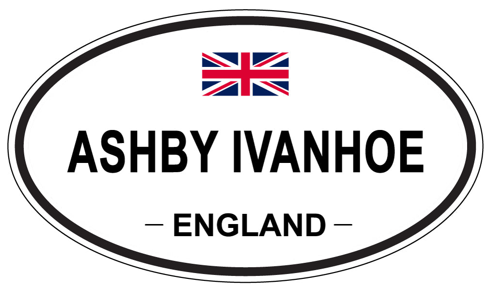 ASHBY IVANHOE - Oval Sticker