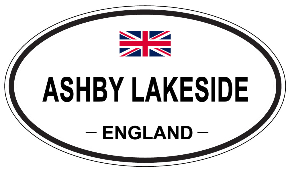 ASHBY LAKESIDE - Oval Sticker