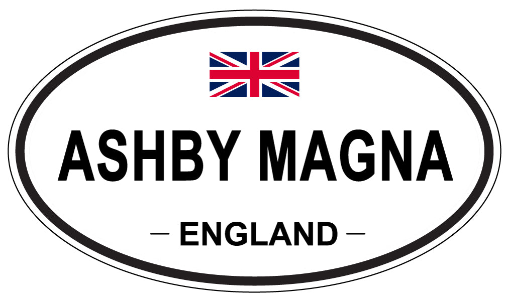 ASHBY MAGNA - Oval Sticker