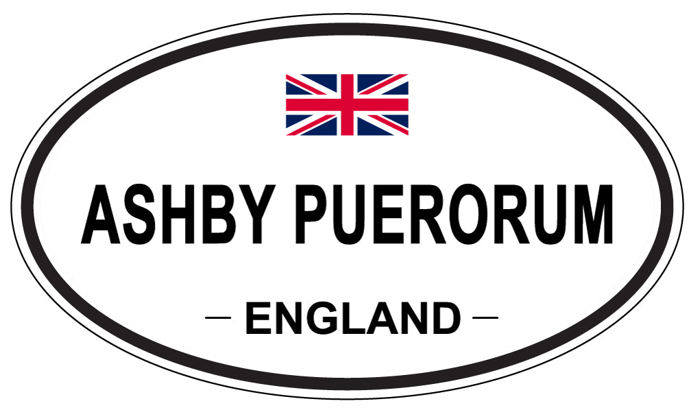 ASHBY PUERORUM - Oval Sticker