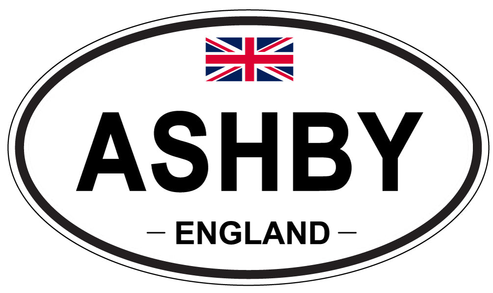 ASHBY, England - Oval Magnet