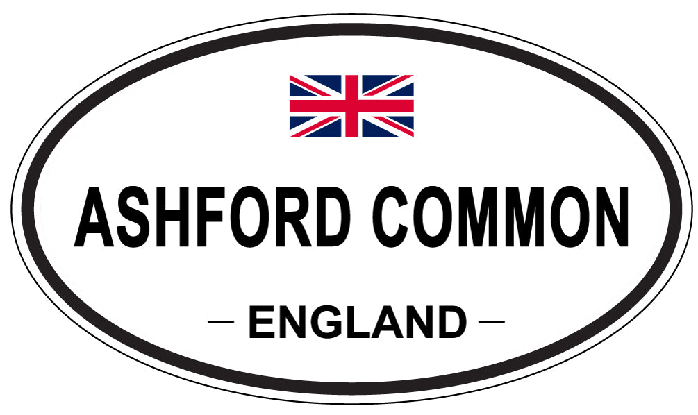 ASHFORD COMMON, ENGLAND - Oval Sticker