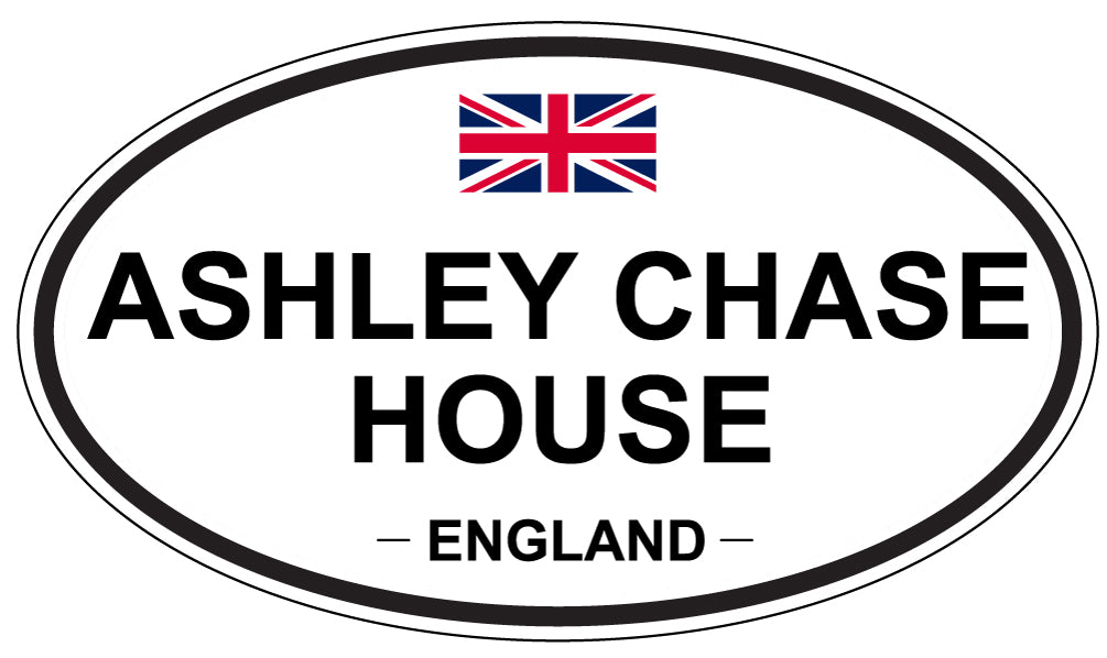 ASHLEY CHASE HOUSE, ENGLAND - Oval Sticker