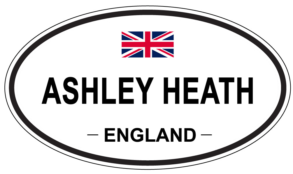 ASHLEY HEATH, ENGLAND - Oval Sticker