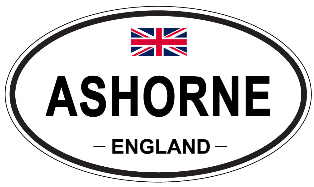 ASHORNE, ENGLAND - Oval Sticker