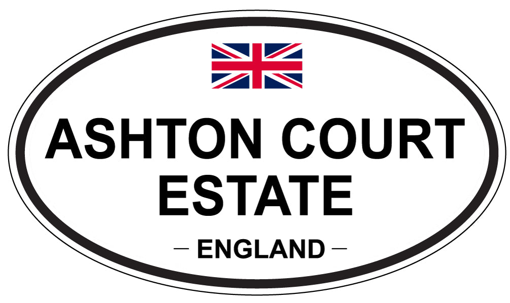 ASHTON COURT ESTATE, ENGLAND - Oval Sticker