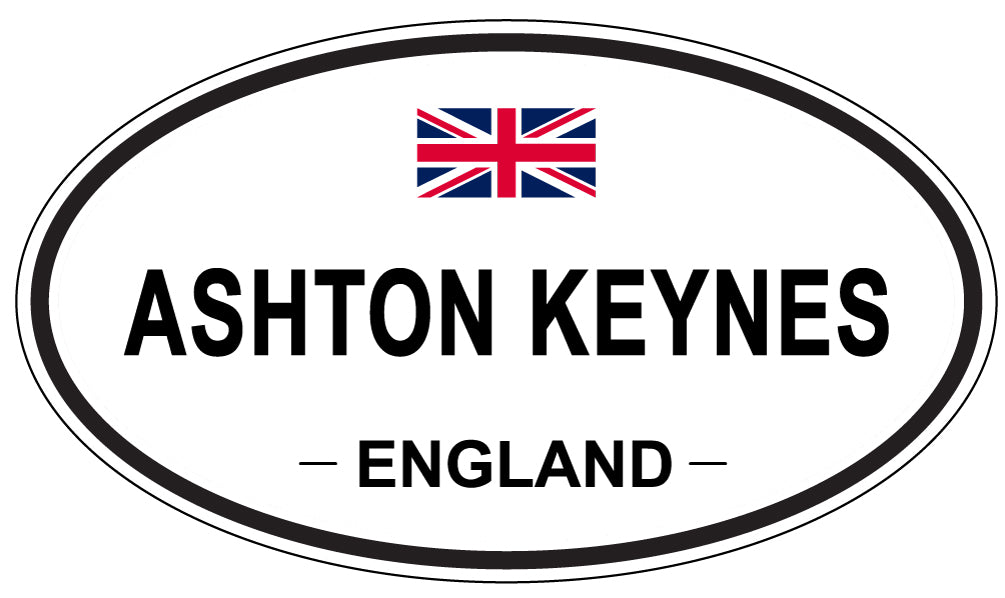 ASHTON KEYNES, ENGLAND - Oval Sticker