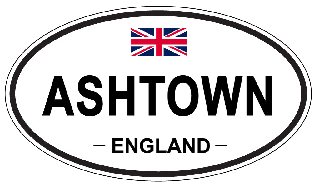 ASHTOWN, ENGLAND - Oval Sticker