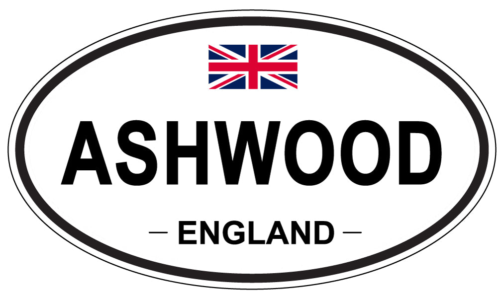 ASHWOOD, ENGLAND - Oval Sticker