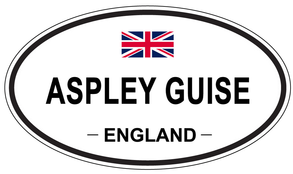 ASPLEY GUISE, ENGLAND - Oval Sticker