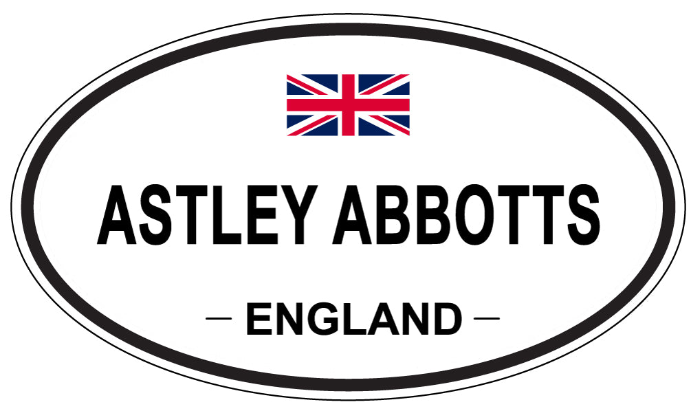 ASTLEY ABBOTTS, ENGLAND - Oval Sticker