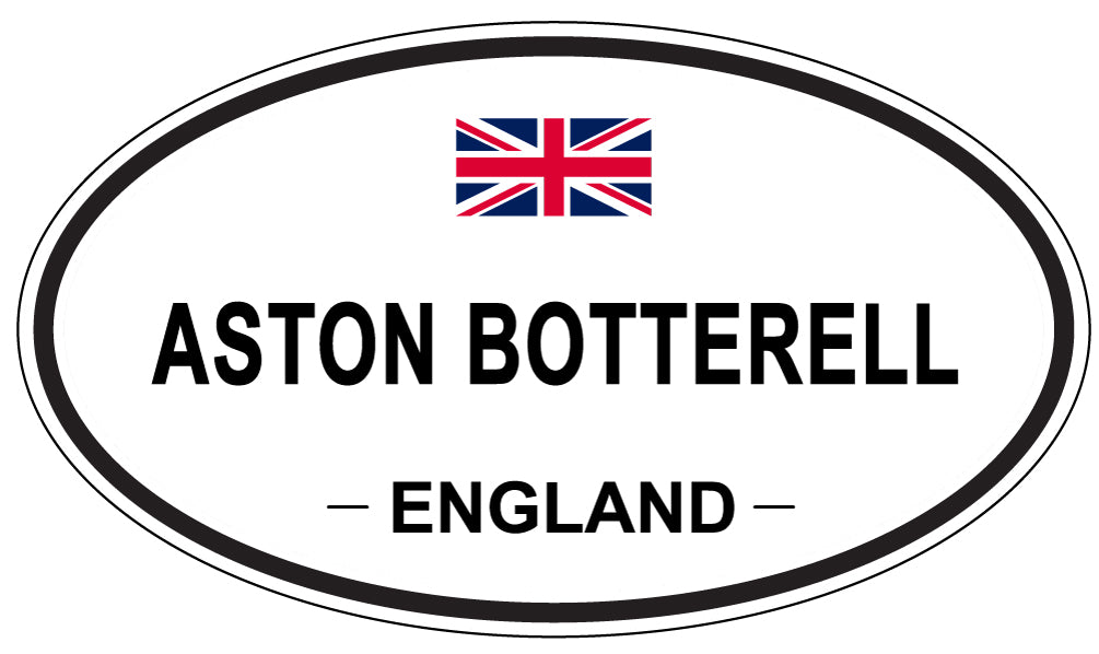 ASTON BOTTERELL, ENGLAND - Oval Sticker