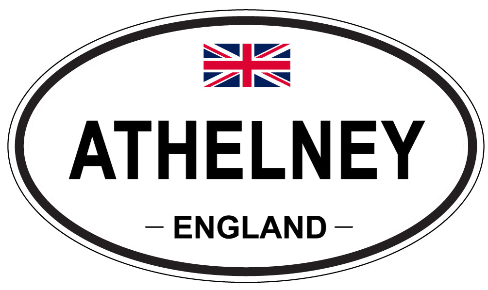 ATHELNEY, ENGLAND - Oval Sticker