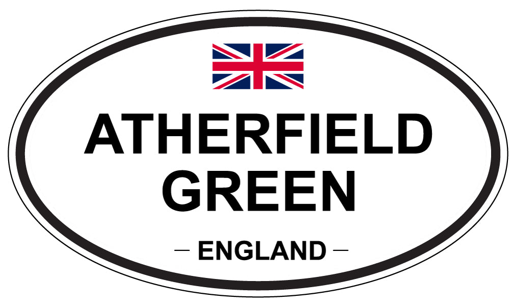 ATHERFIELD GREEN, ENGLAND - Oval Sticker