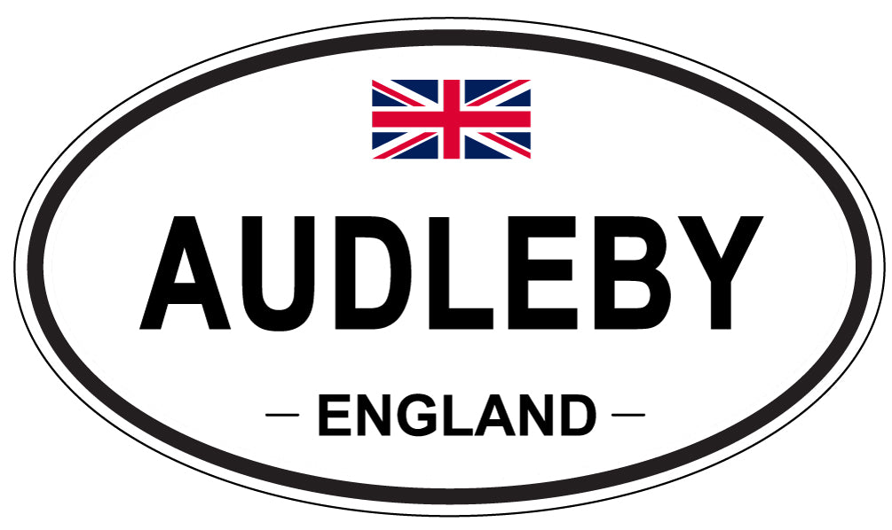 AUDLEBY, ENGLAND - Oval Sticker