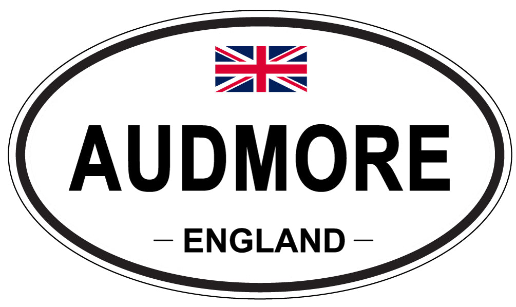 AUDMORE, ENGLAND - Oval Sticker