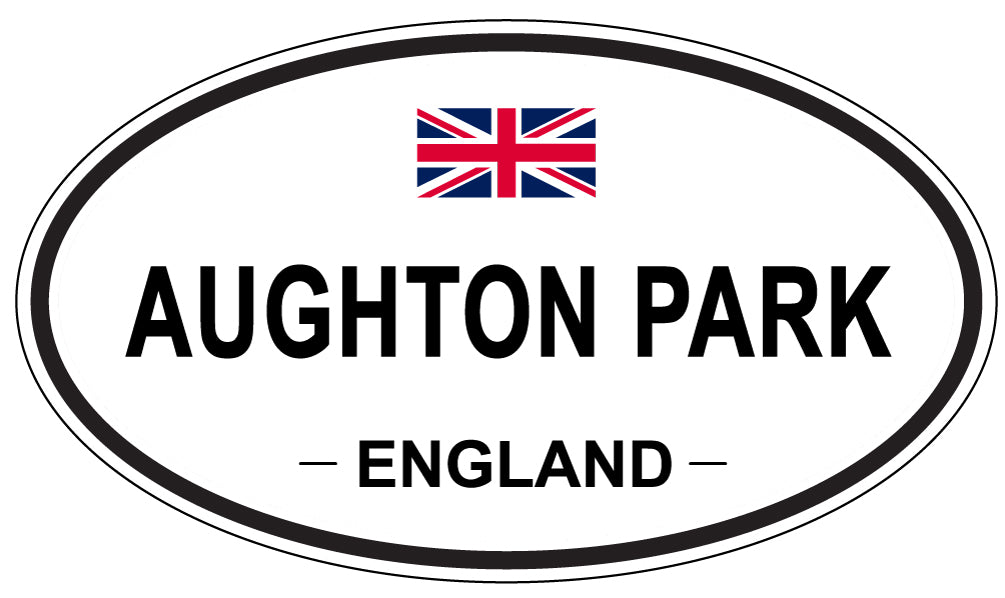 AUGHTON PARK, ENGLAND - Oval Sticker