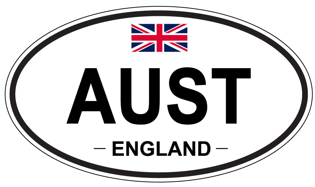 AUST, ENGLAND - Oval Sticker