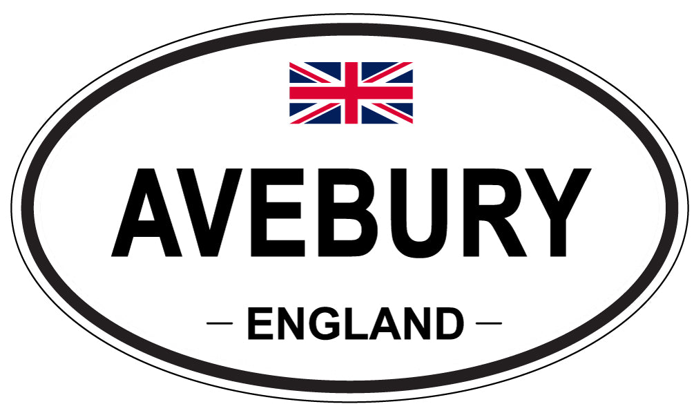 AVEBURY, ENGLAND - Oval Sticker