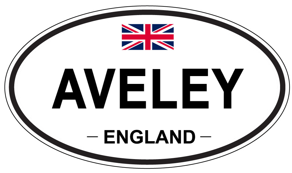 AVELEY, ENGLAND - Oval Sticker