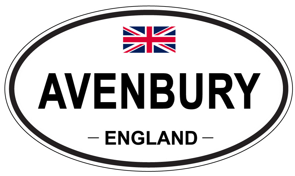 AVENBURY, ENGLAND - Oval Sticker