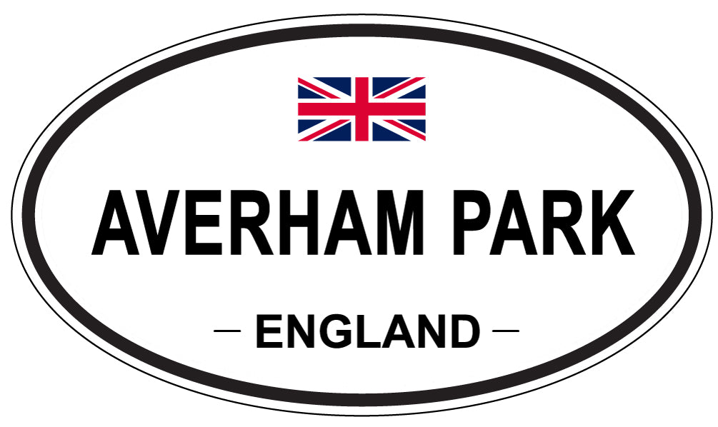 AVERHAM PARK, ENGLAND - Oval Sticker
