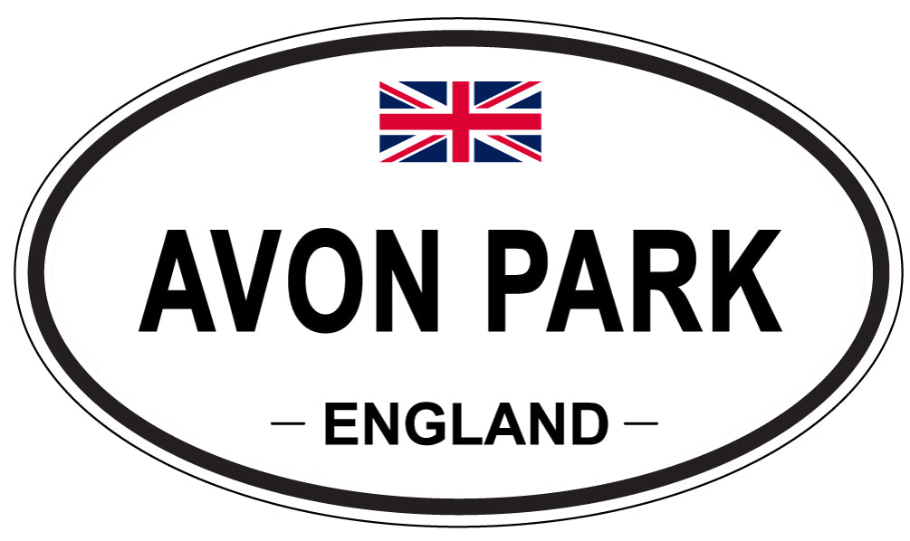 AVON PARK, ENGLAND - Oval Sticker