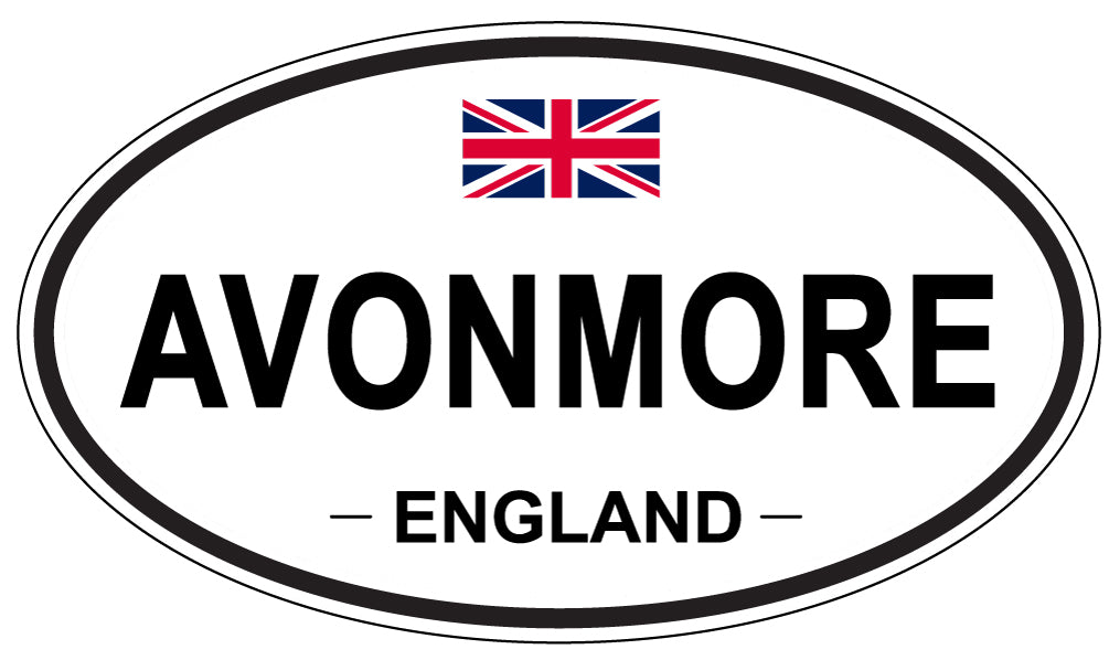 AVONMORE, ENGLAND - Oval Sticker
