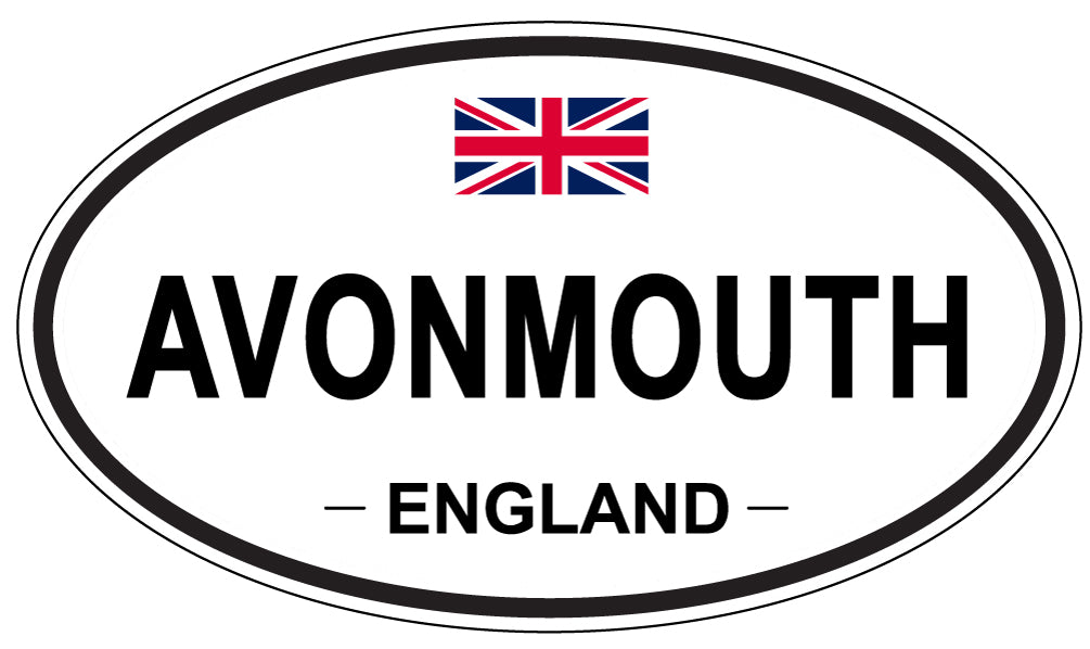 AVONMOUTH, ENGLAND - Oval Sticker
