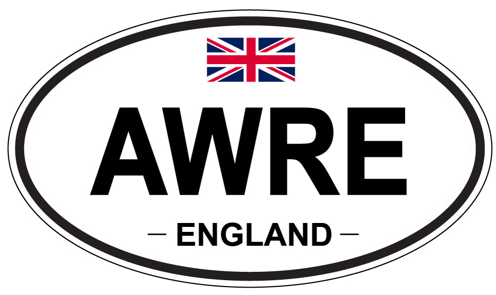 AWRE, ENGLAND - Oval Sticker