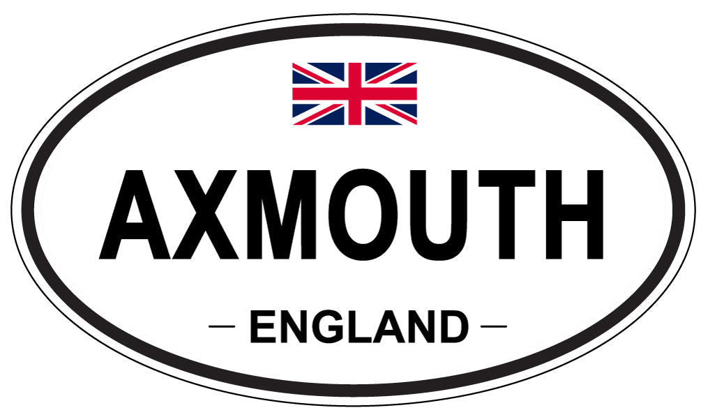 AXMOUTH, ENGLAND - Oval Sticker