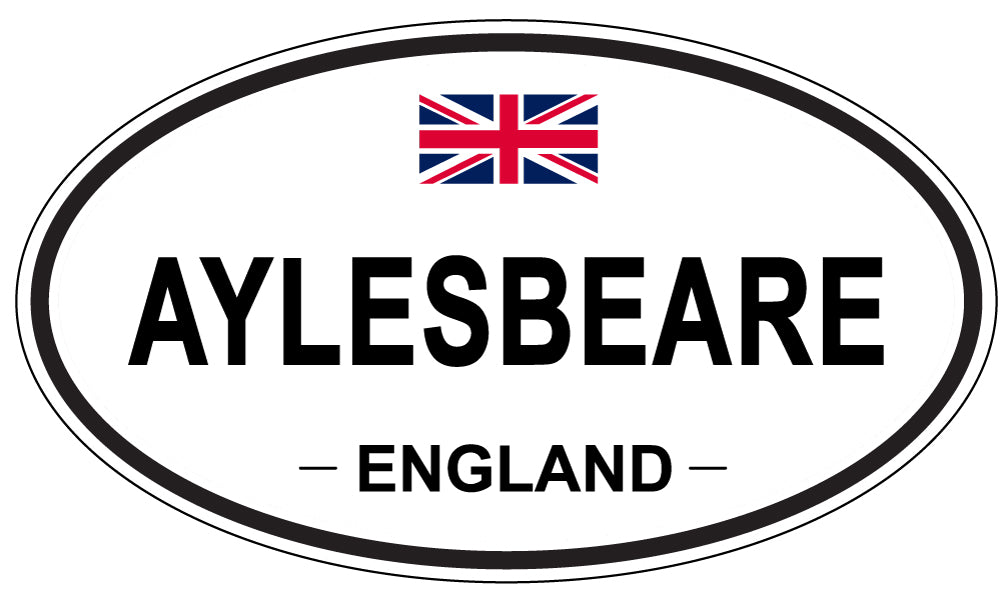 AYLESBEARE, ENGLAND - Oval Sticker