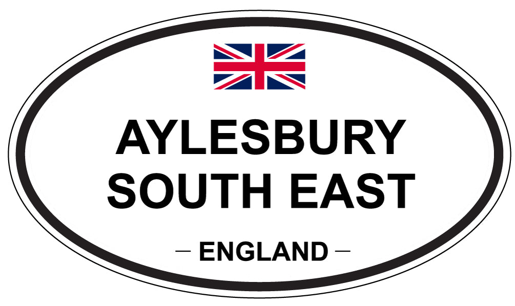 AYLESBURY SOUTH EAST, ENGLAND - Oval Sticker