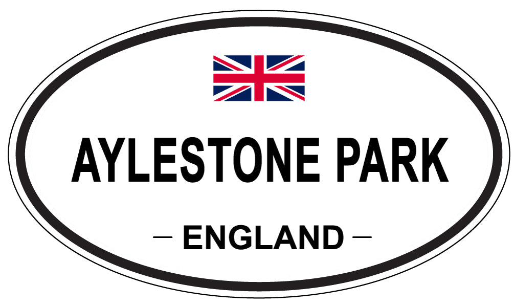 AYLESTONE PARK, ENGLAND - Oval Sticker