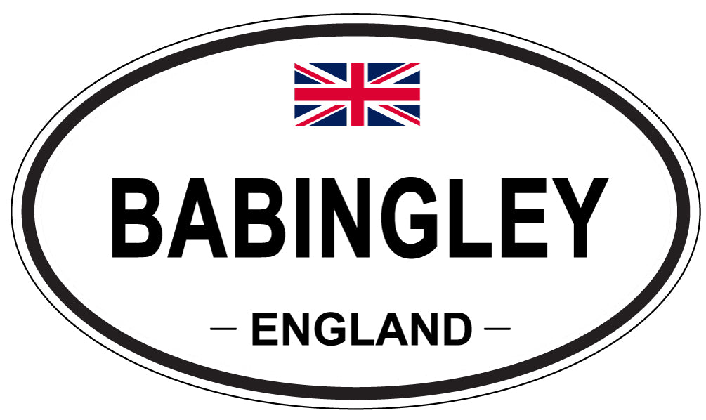 BABINGLEY, ENGLAND - Oval Sticker