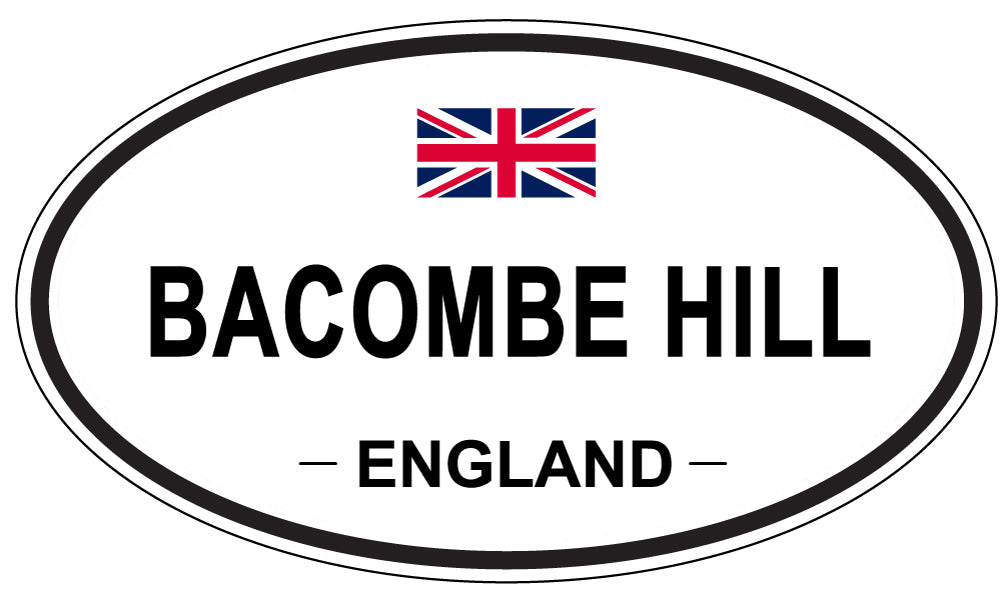 BACOMBE HILL, ENGLAND - Oval Sticker