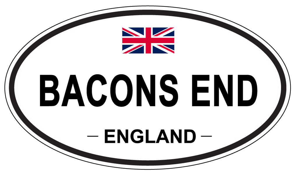 BACONS END, ENGLAND - Oval Sticker