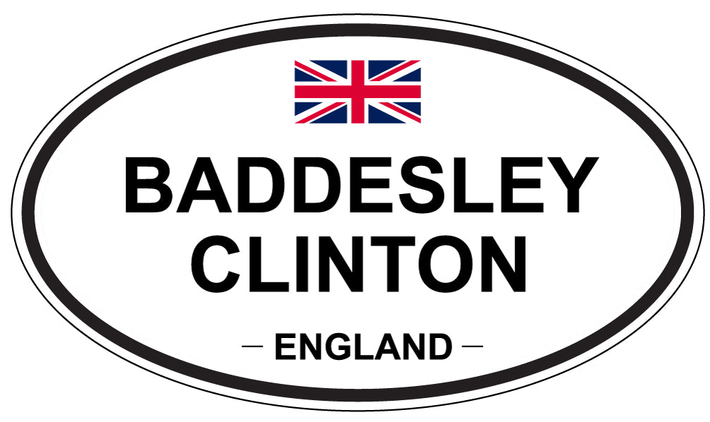 BADDESLEY CLINTON, ENGLAND - Oval Sticker