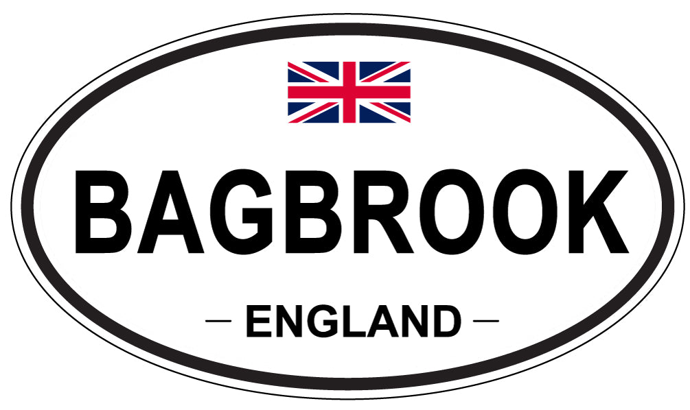BAGBROOK, ENGLAND - Oval Sticker
