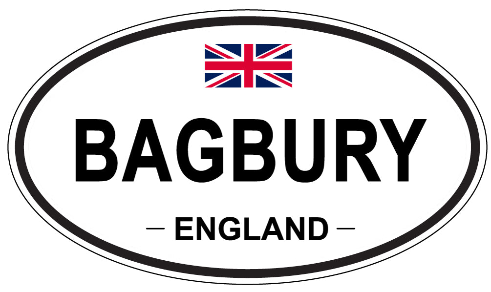 BAGBURY, ENGLAND - Oval Sticker
